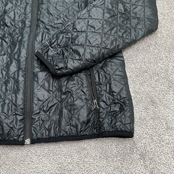 Columbia Omni Heat Quilted Jacket Womens Small Black Full Zip Pockets Outdoor - Picture 5 of 16